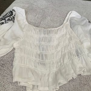 brand new white top